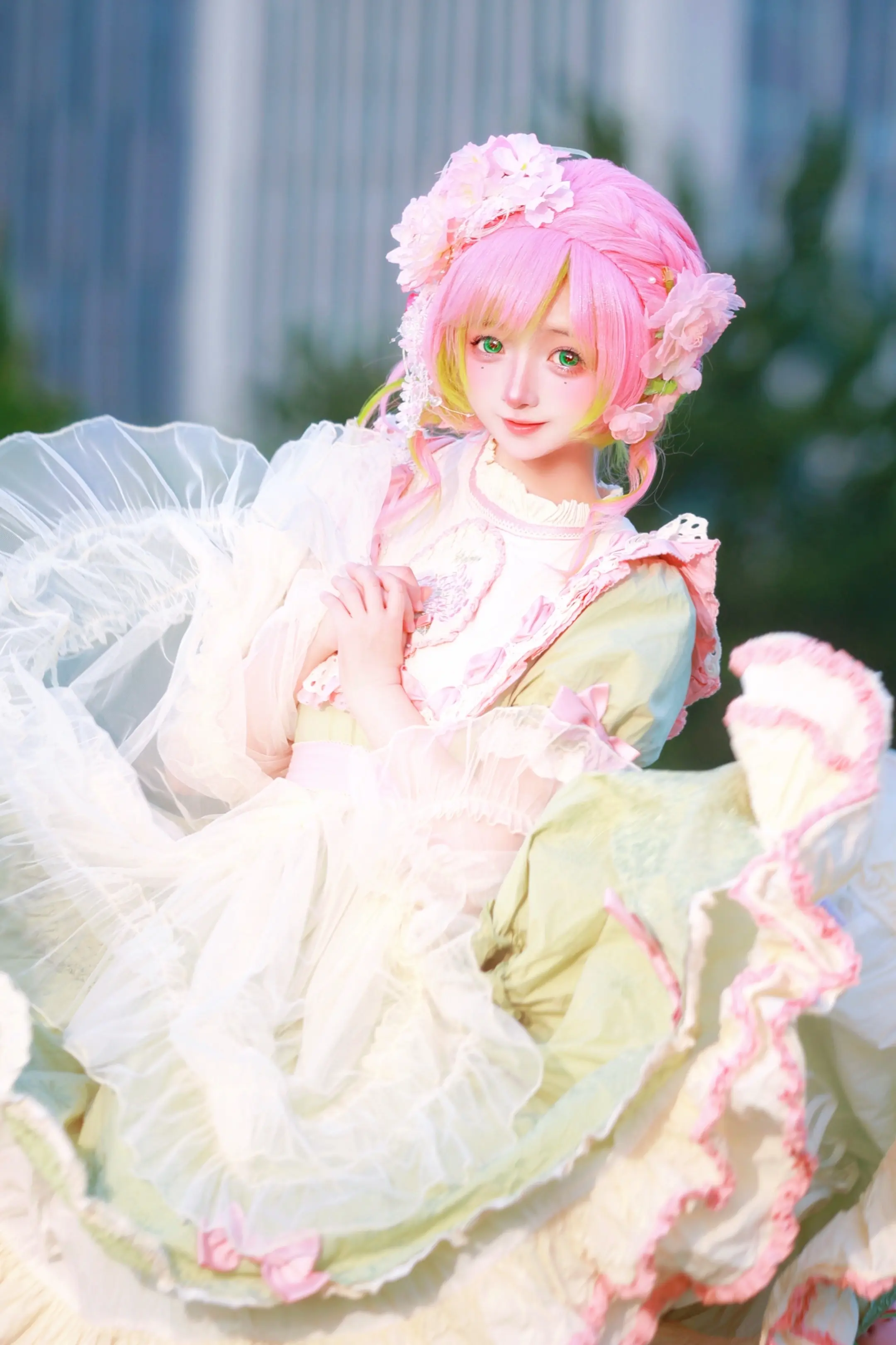 怎么会有蜜璃这么可爱的女孩子呀🌸。📷