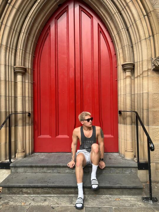 台湾白袜1️⃣在悉尼教堂⛪️