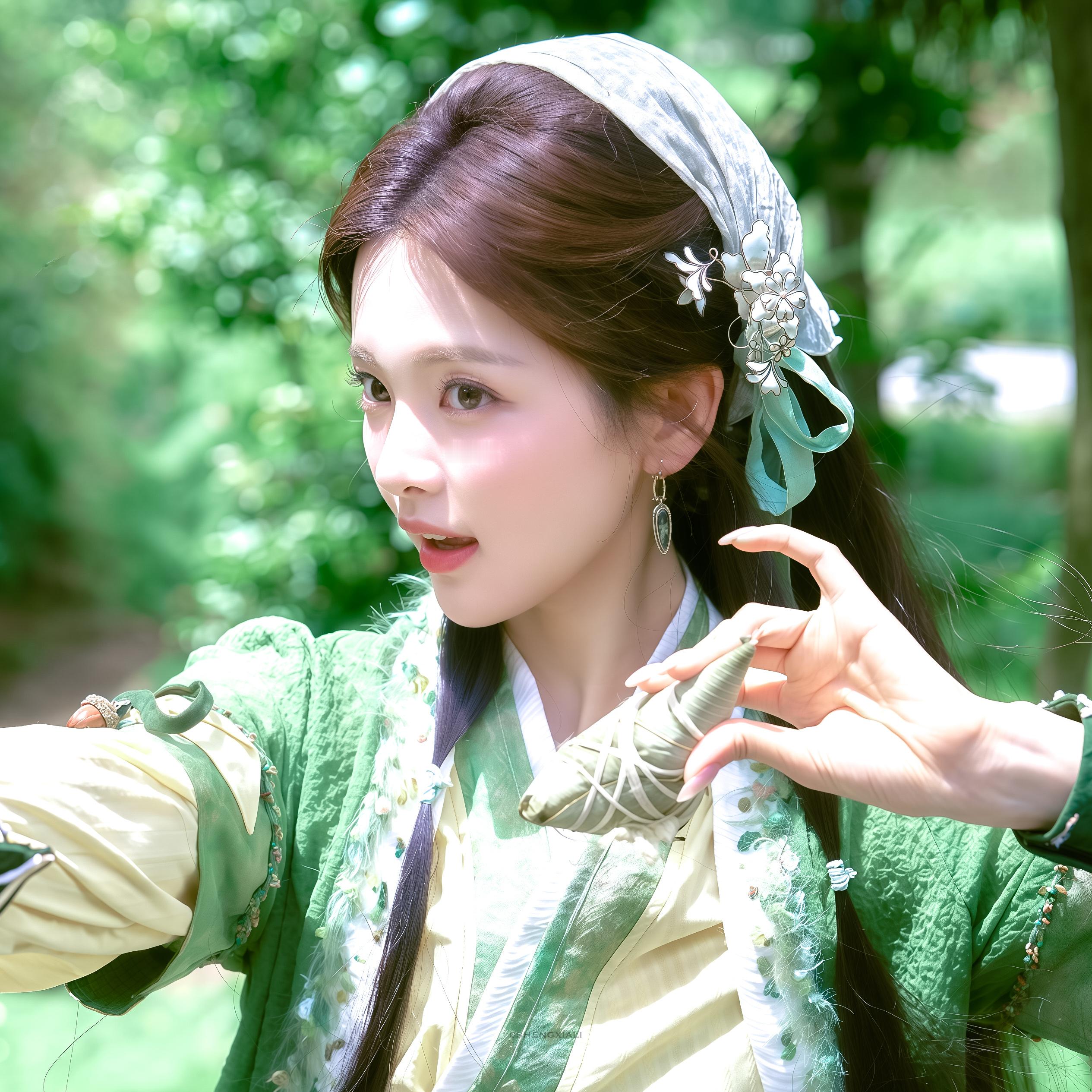 杨超越·一舞罗裙黛入眼 遥摘红豆寄相思🎋·杨超越开始推理吧