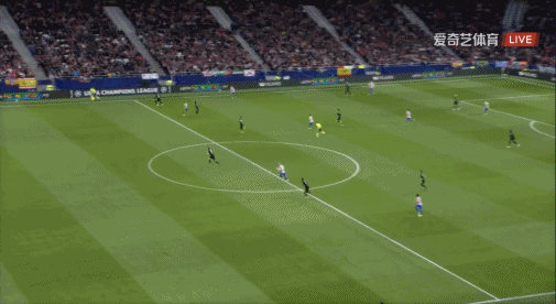 比赛第13分钟，马竞抢断，范德文滑倒，格里兹曼破门，马竞取得第二粒进球，热刺0-