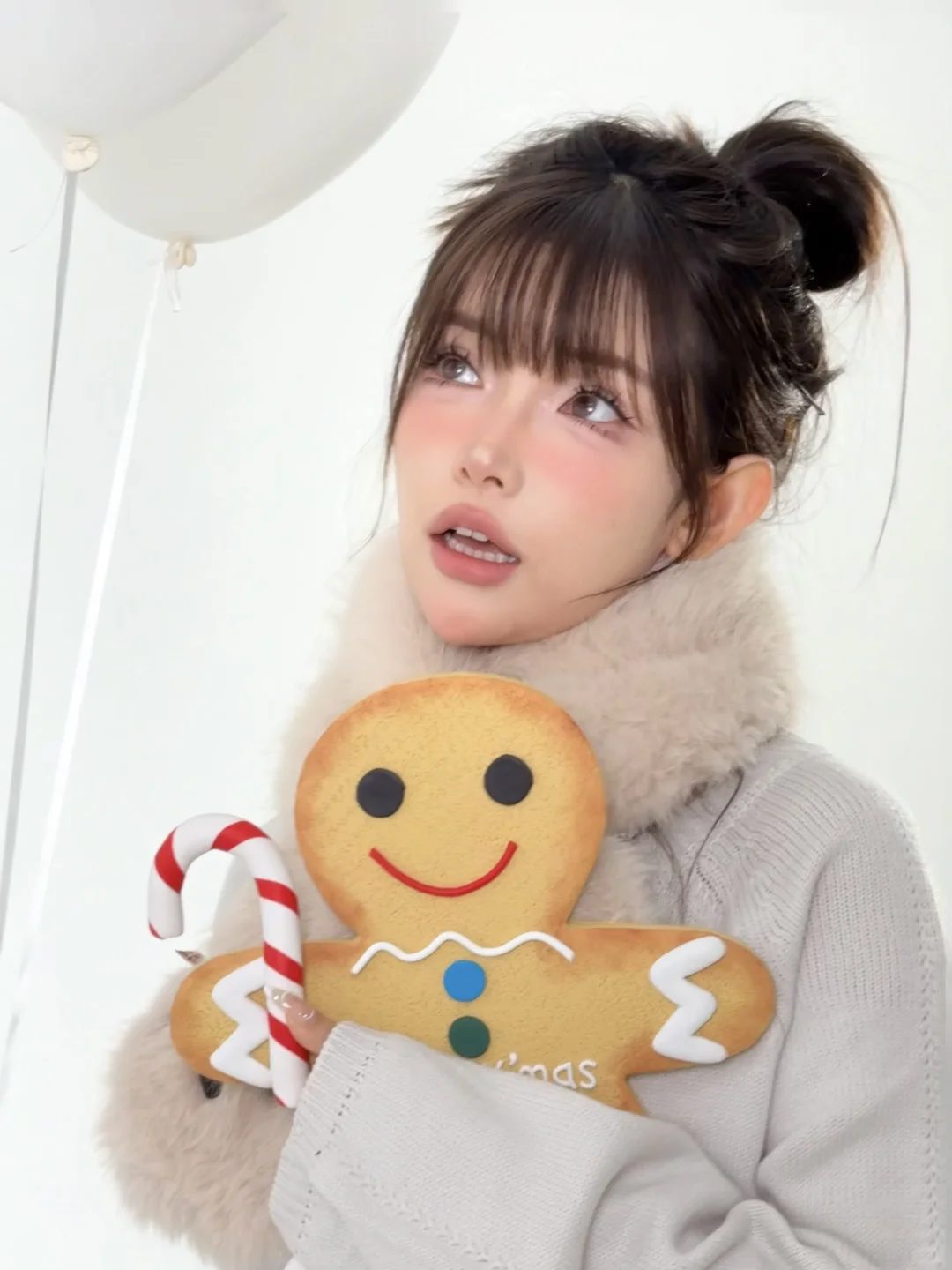 甜甜的一组妆面