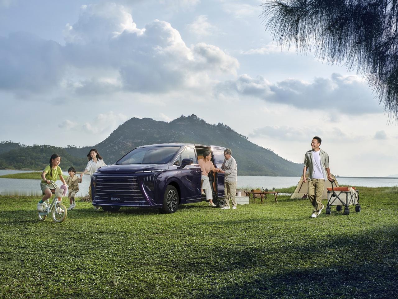 一家人的欢乐时光，藏在星海 V9 的每一段陪伴里
出行尽是自在惬意，露营满载温情