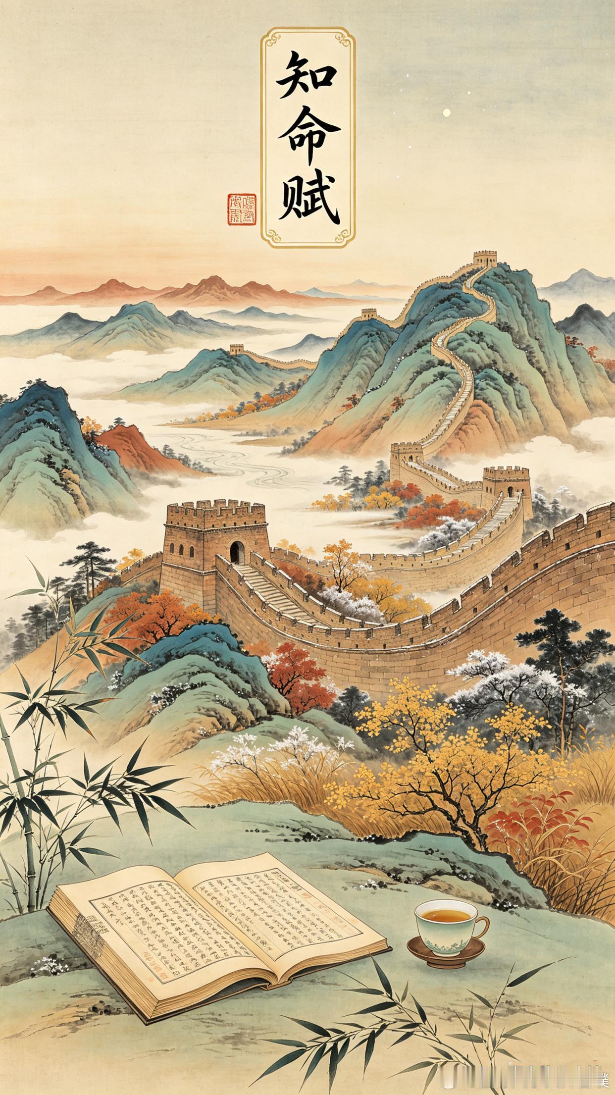 千古奇文《知命赋》：两百字道尽人生真相，知命者不辩是非，知人者不较荣辱￼人到中年