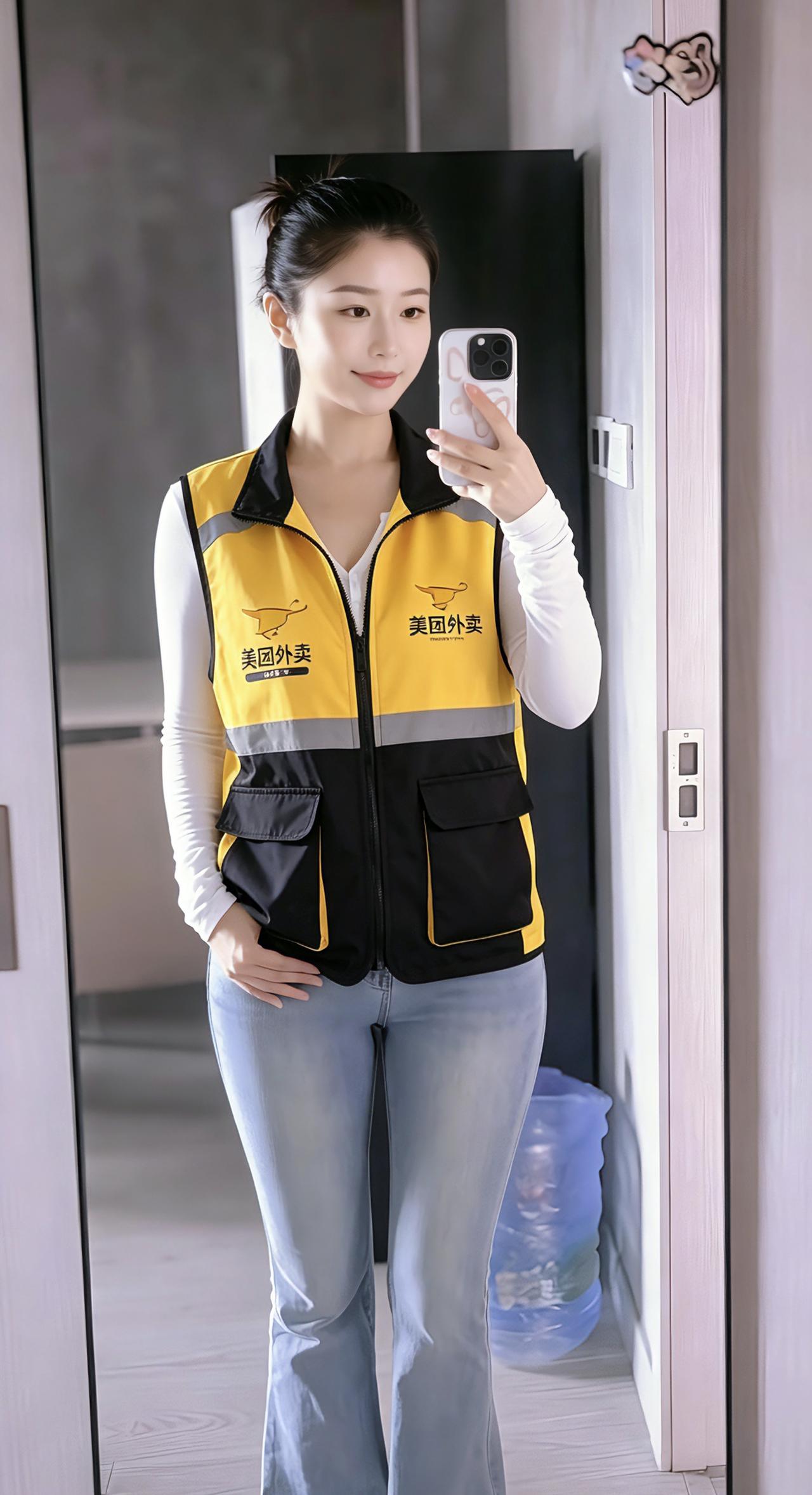 看来大环境是真不好啊，美女都来送外卖了