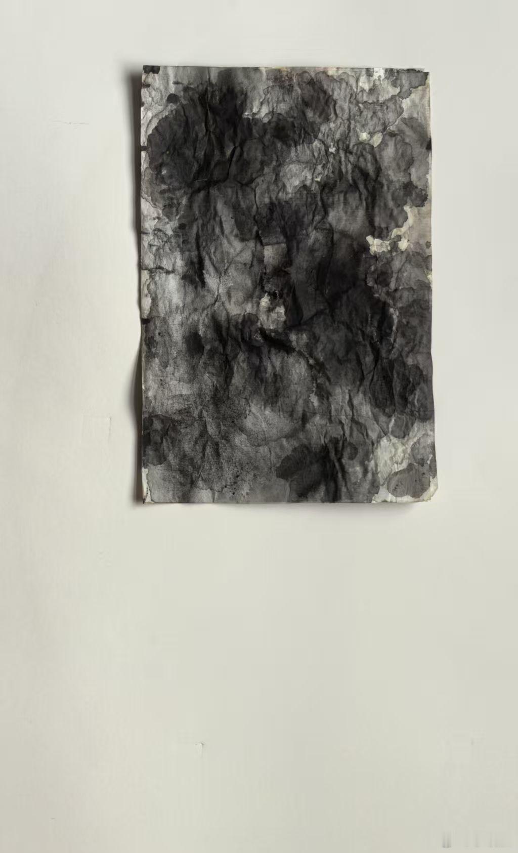 一周一书画无题纸本水墨15x18㎝×32022年 . ​​​