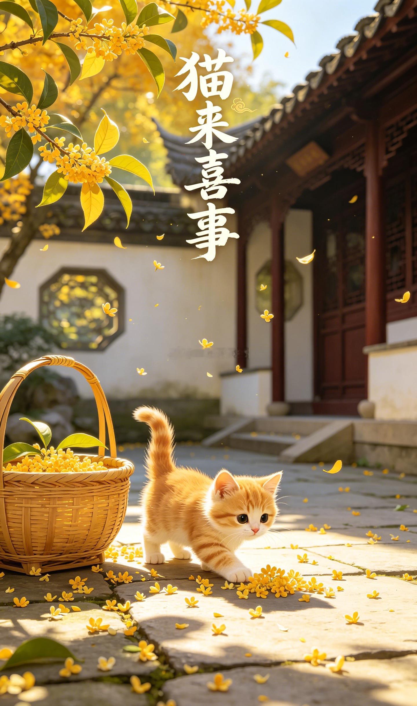 古人迎猫进门，讲究一个“聘”。宋人会写纳猫契，备盐或小鱼作聘礼；黄庭坚有“买鱼穿