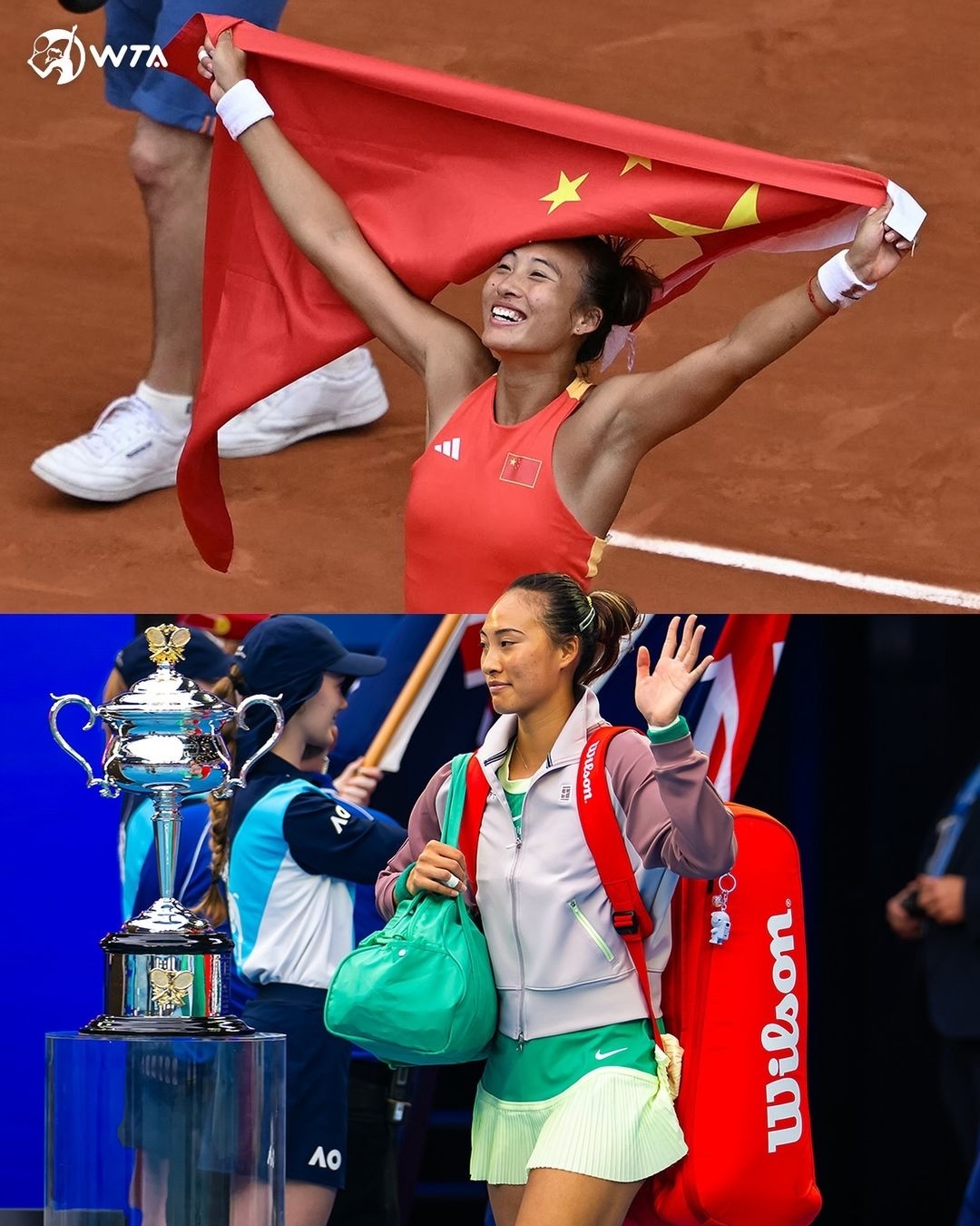 ✨Theo的福利时间🎾奥运会后郑钦文的热度是指数级增长，而作为职业球员的她根本
