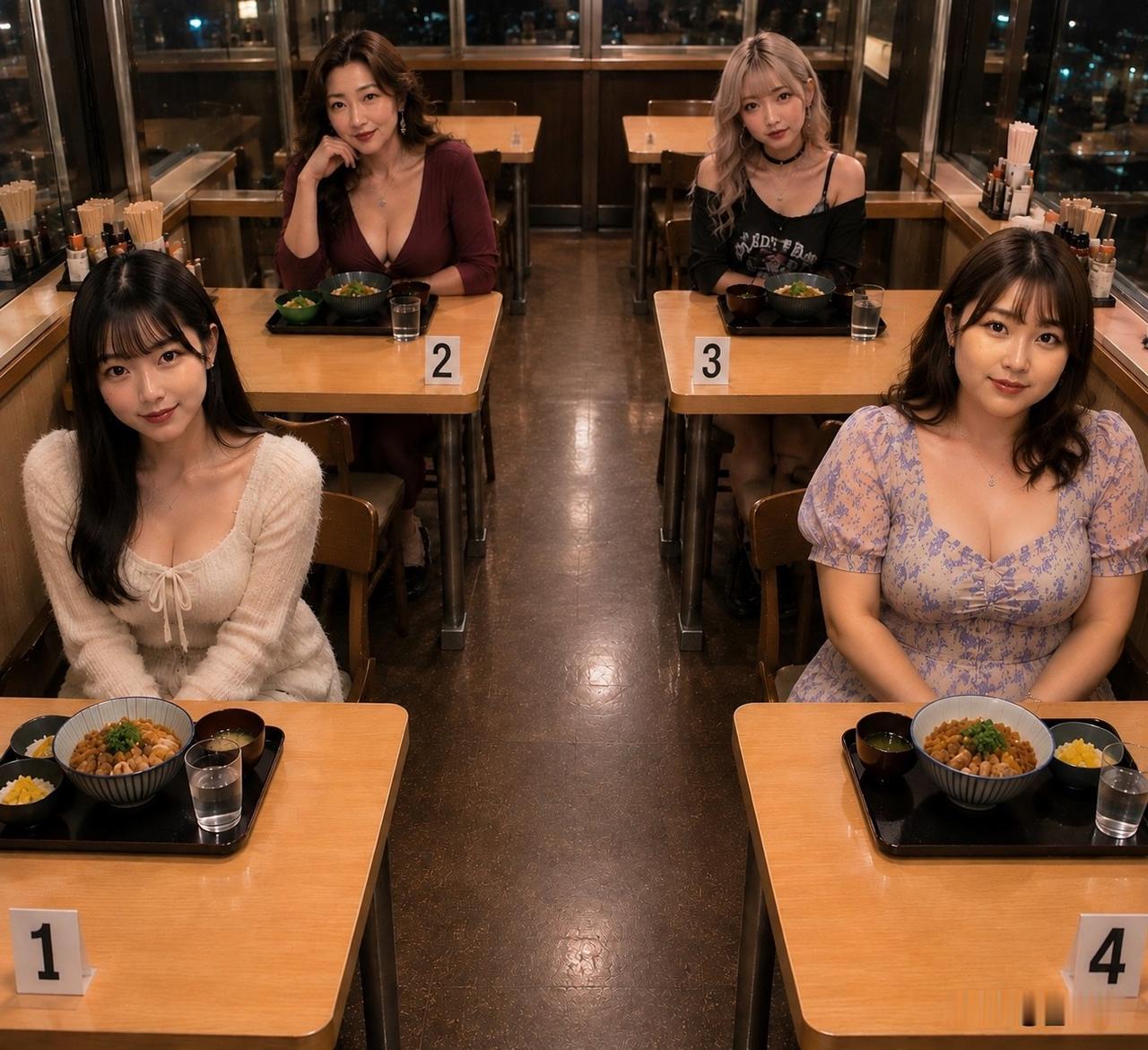 四位相亲对象摆在面前，
看面相你想好选谁了吗？