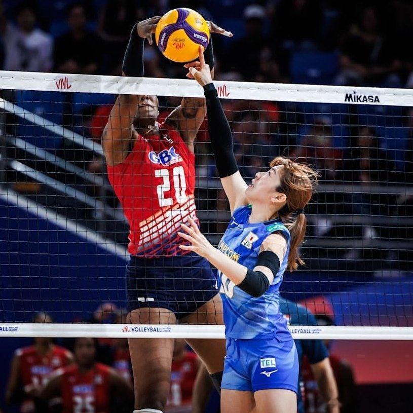 2026年世界女排联赛 📷 高度碾压——🇩🇴布雷林·马丁内斯🆚中川司🇯