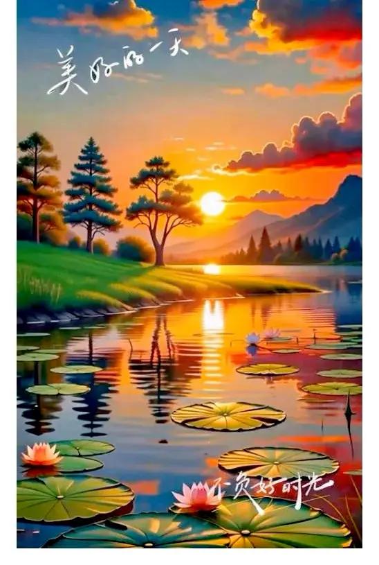 最美风景图，不负好时光。盛夏多保重，快乐每一天！