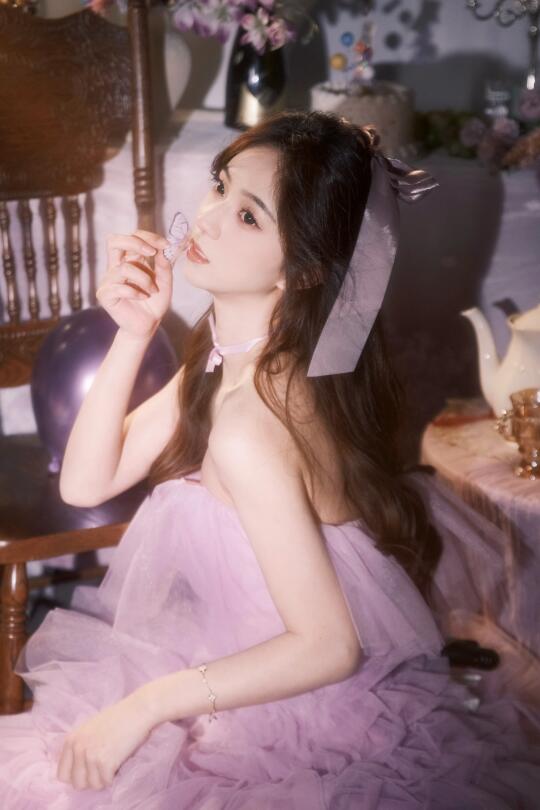 紫色梦幻生日写真💜公主许愿日✨