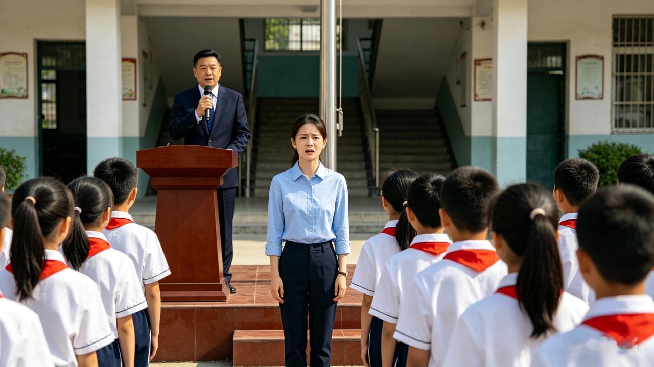 我空降到儿子学校当副校长没告诉任何人，开家长会时班主任当众点名我：就你这素质，孩