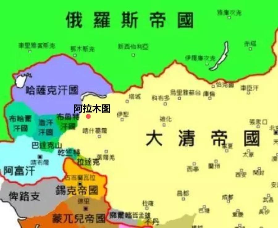 大清VS皇马，穿越时空的对决！
巴尔喀什湖以西自古就是中国的领土，唐朝还在这里建