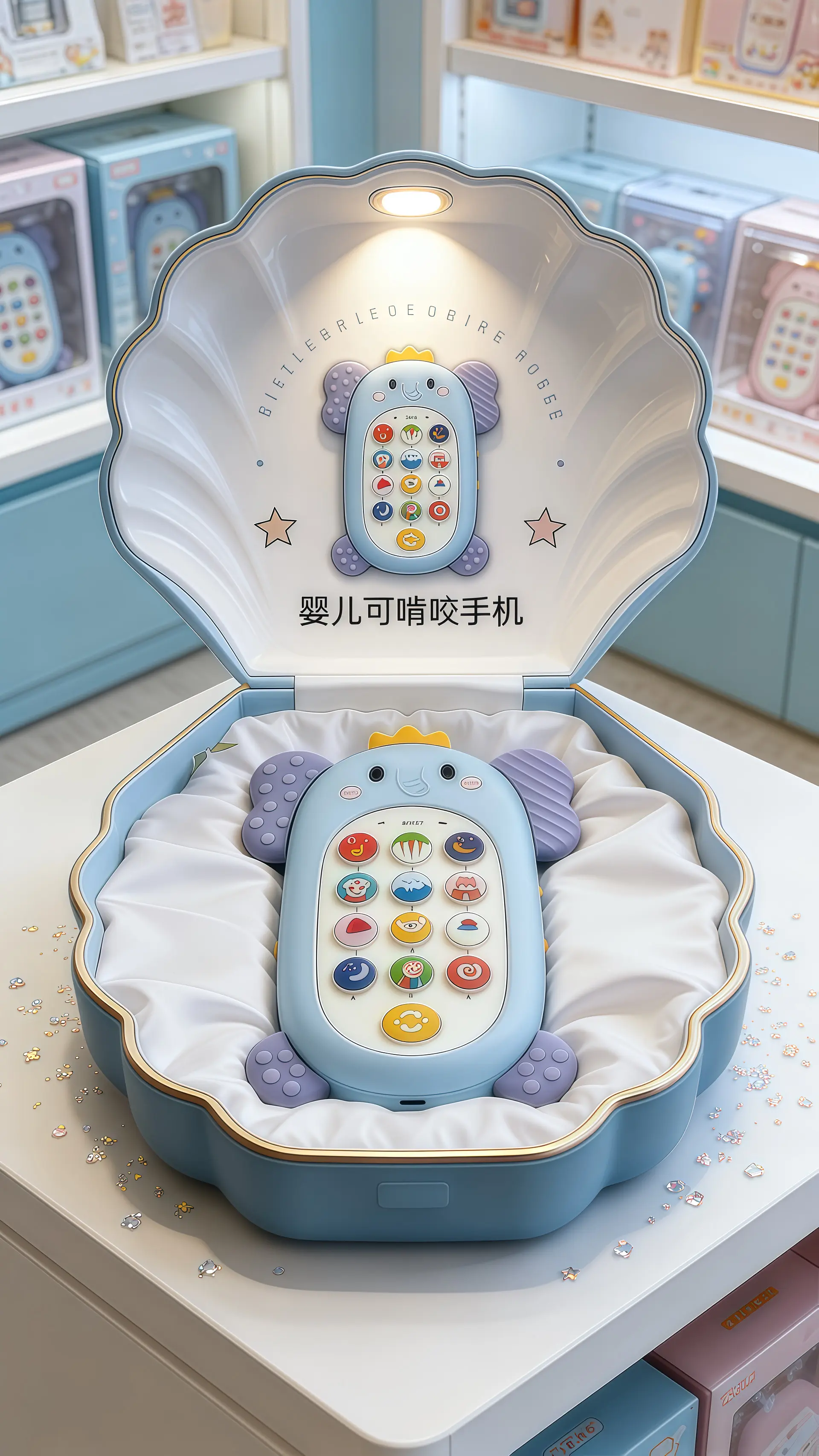 看着宝宝小手握着专属小手机，对着按键咿咿呀呀按个不停，小小的模样可爱到心都化了