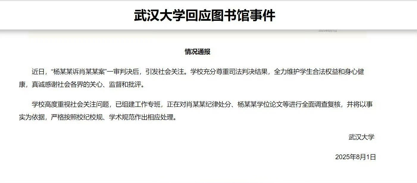 组建工作组一个月了，什么结果没拿出来……武汉大学 ​​​