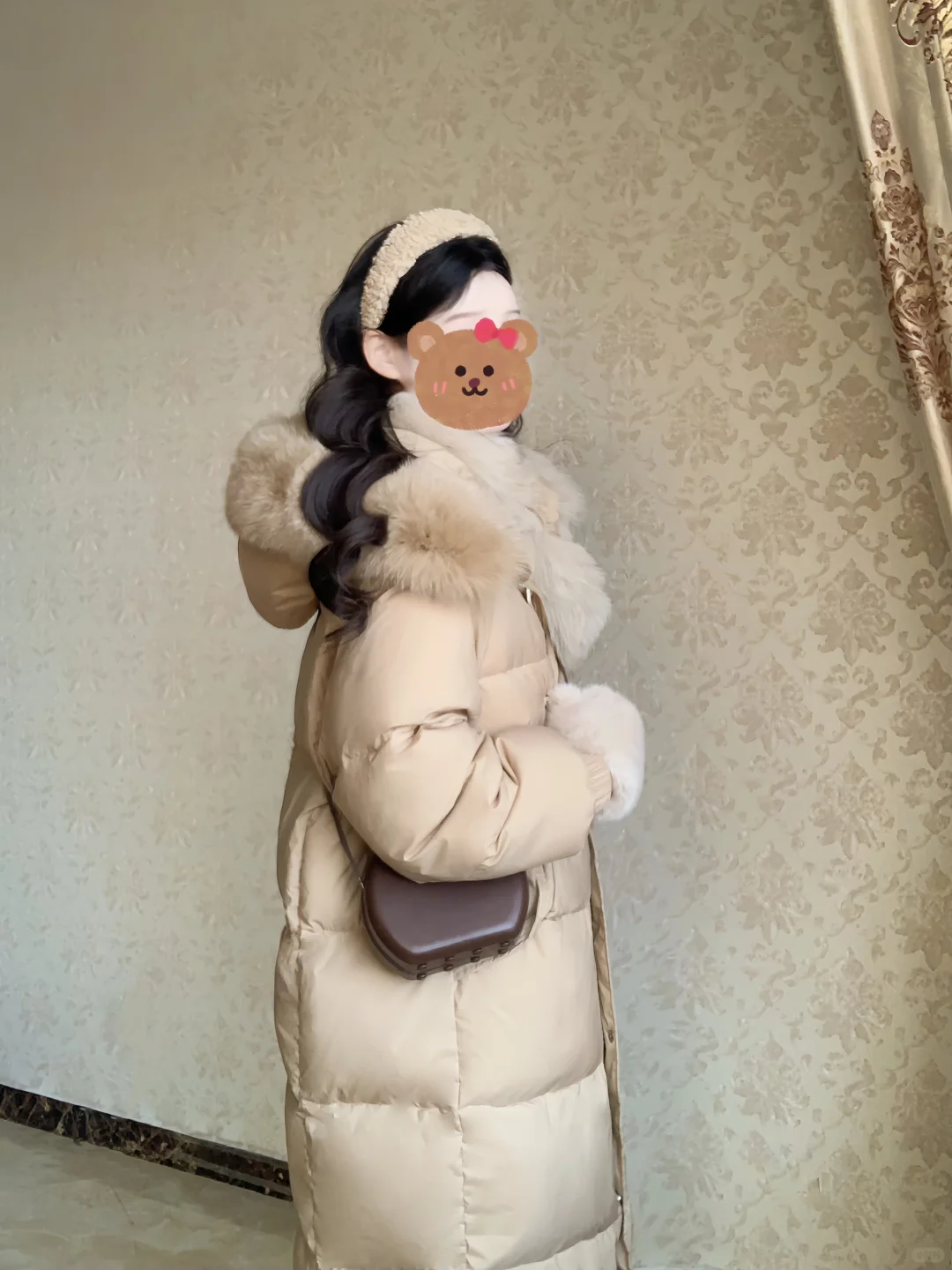 ❄️秋冬不露腿 棕色系🏾大被子羽绒服 ～