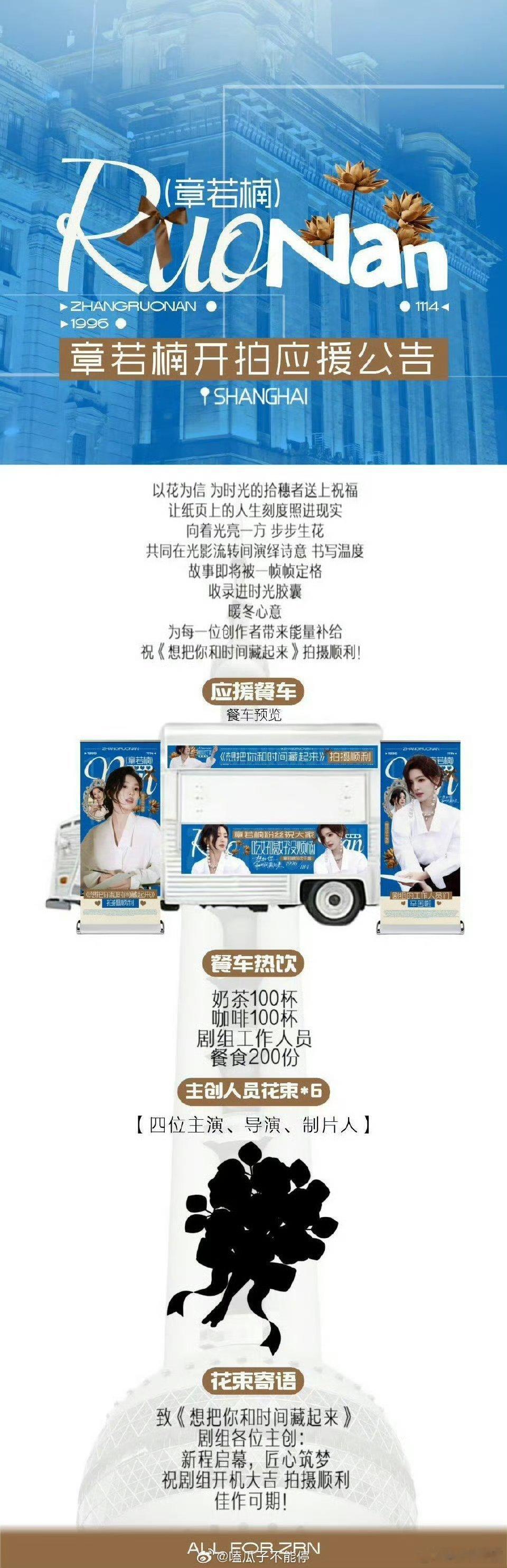 章若楠开机应援好用心章若楠应援车章若楠开机应援好用心，哇塞， 