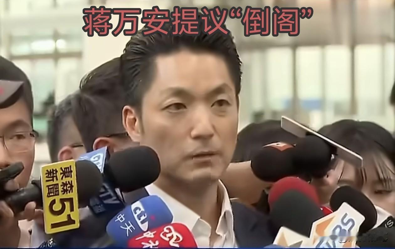 蒋万安这么快就提出向民进党发起“倒阁”，其实也间接说明25日的凯道集会奈何不了民