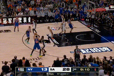 尼克斯想进个球，不容易啊！尼克斯vs马刺
