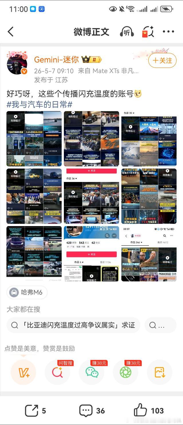希望官方出来打假闪充温度测试超70度，把所有传播的博主都起诉了！新能源汽车