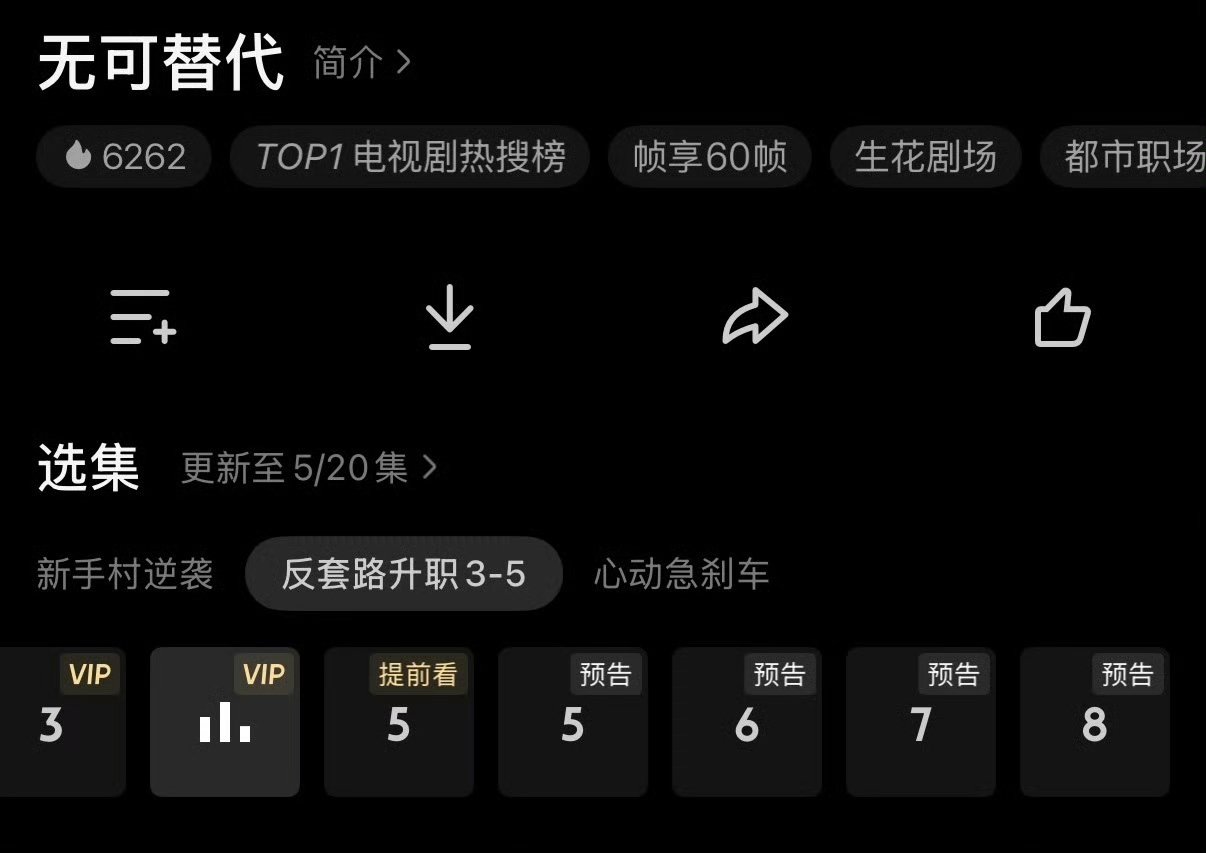 无可替代偷偷更新了无可替代的追剧日历呢 悄摸更新啦 ​​​