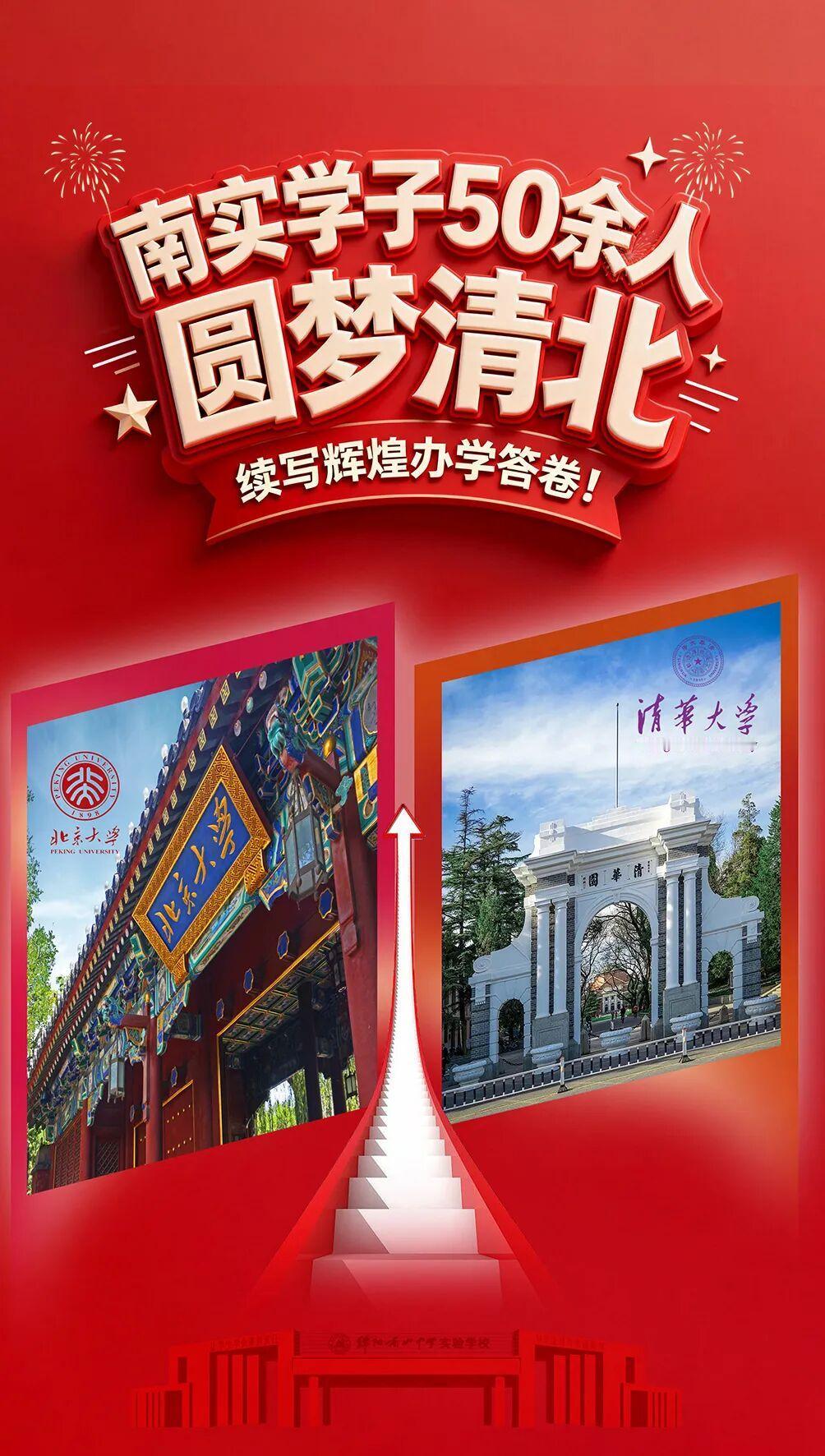 从绵阳南山中学实验学校到清北！55人圆梦！辉煌持续书写中！