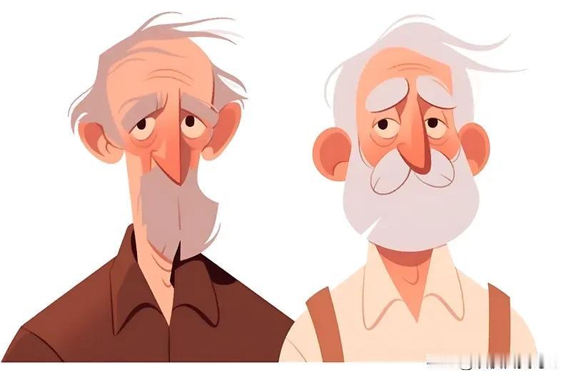 老头子看美女，是当异性看，
老太太看帅哥，是当儿子看。