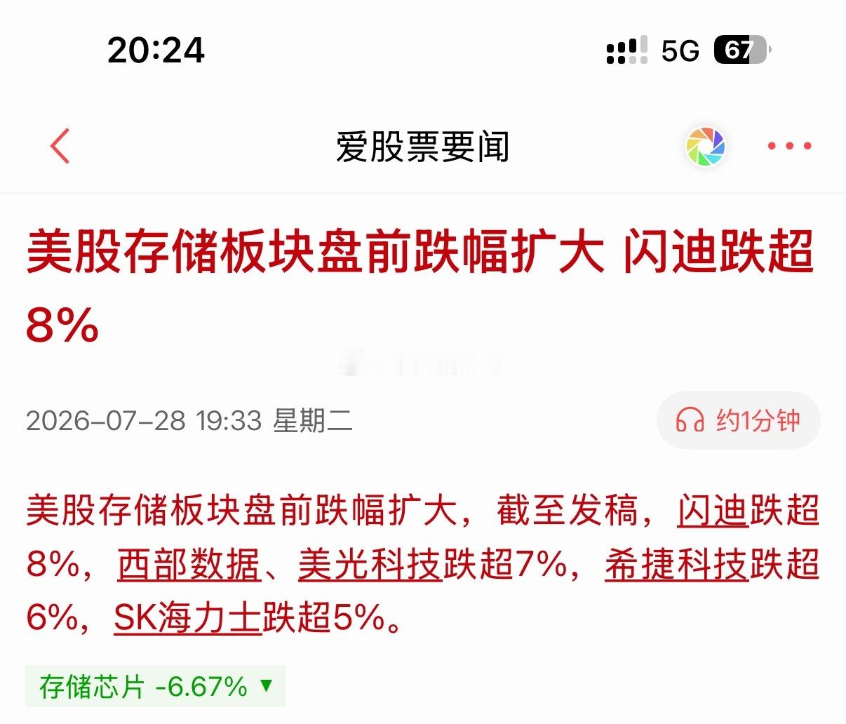 本周美股巨头财报扎堆，今晚康宁打头阵，虽然业绩符合预期，但盘前暴跌16%！美光、