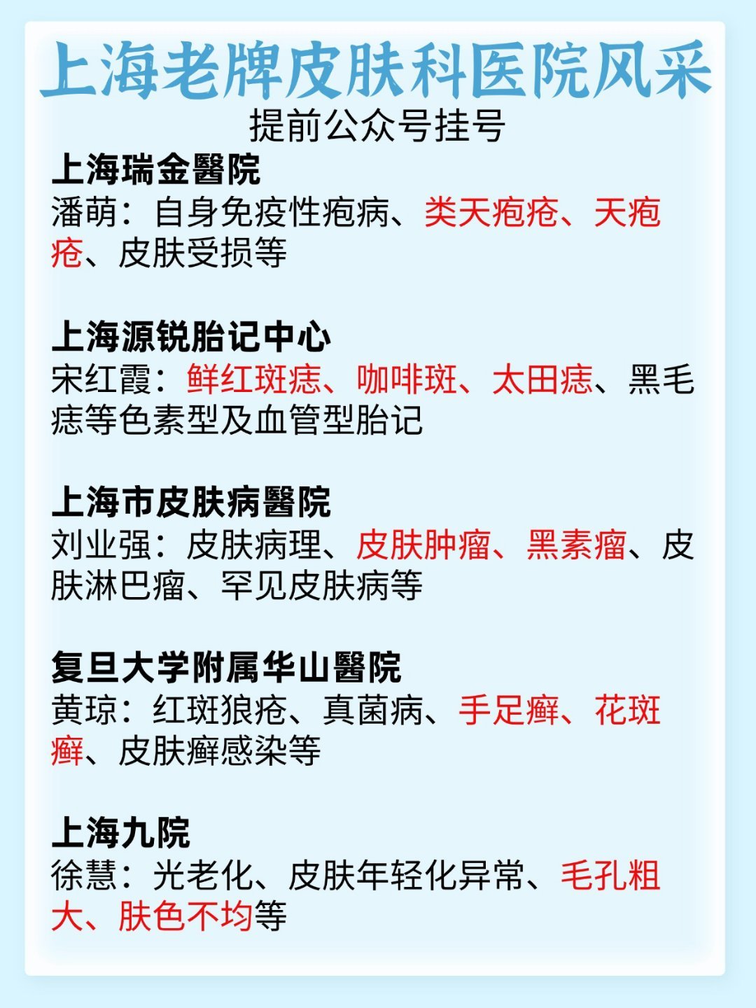 上海老牌皮肤科医院风采上海有些皮肤科医院几十年历史，讲讲它们的传承与诊疗优势上海
