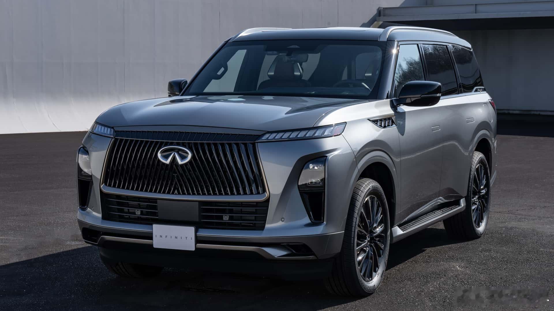 日前，全新英菲尼迪QX80全球首发。新车将在纽约车展正式亮相，今年夏季在美正式上