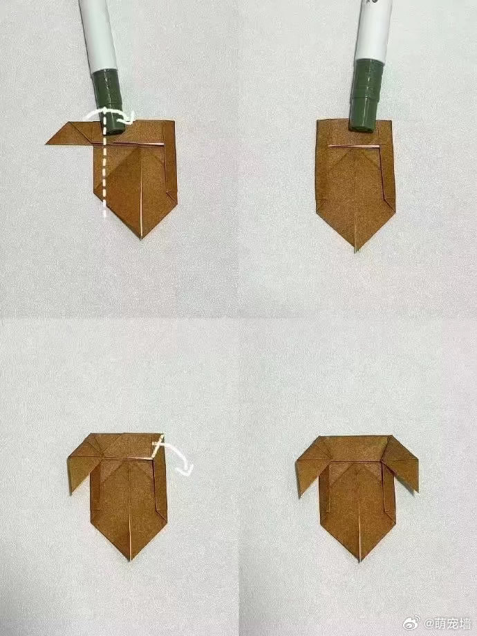 小熊折纸教程 