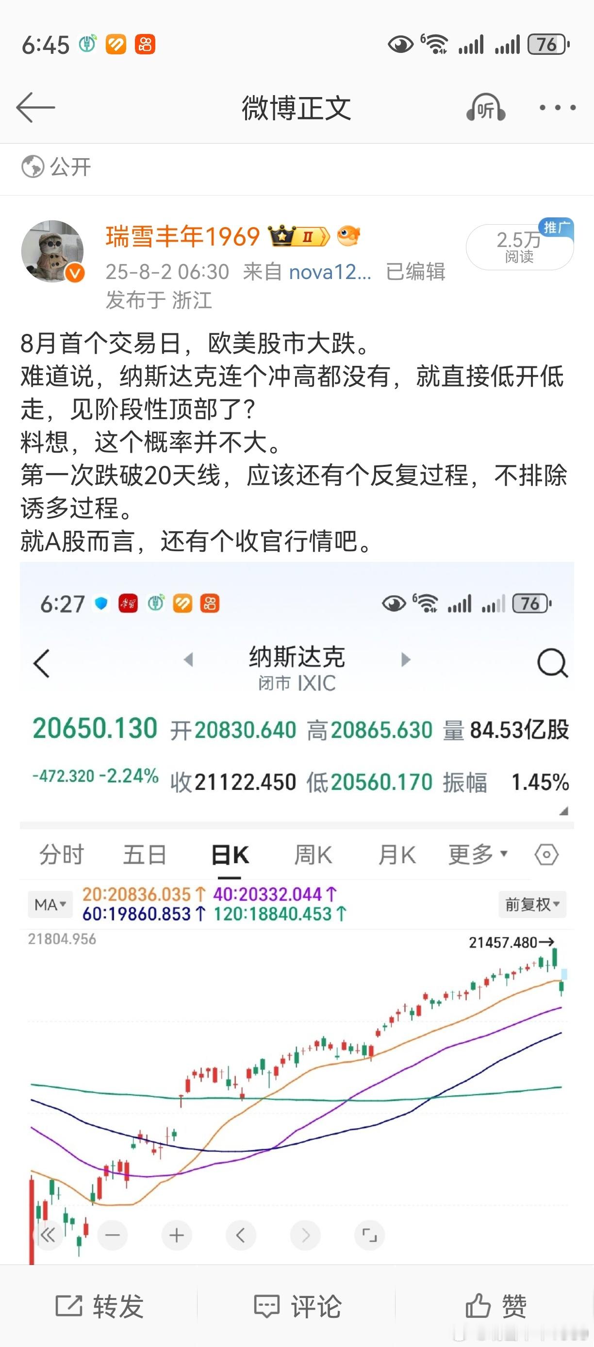 认为是诱多，请扣1。认为是新行情，请扣2。欢迎大家各抒己见！[嘻嘻][作揖] ​