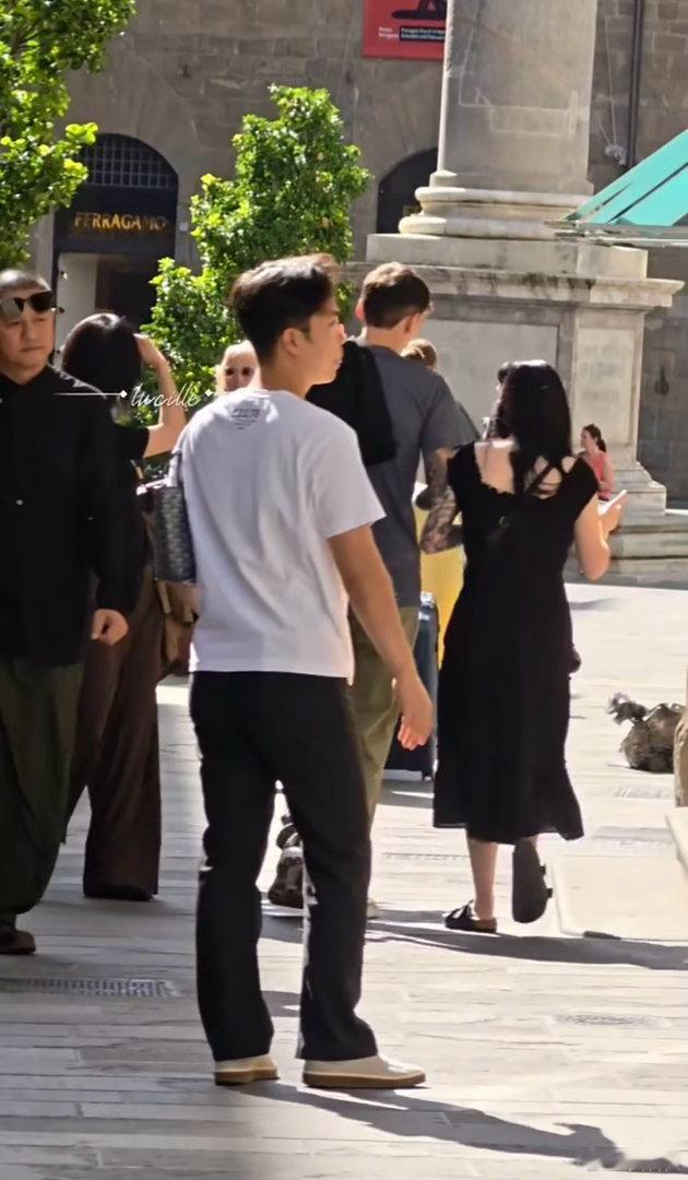 佛罗伦萨偶遇李亚鹏 浪漫佛罗伦萨街头的意外邂逅！偶遇李亚鹏一行人，受邀前来意大利