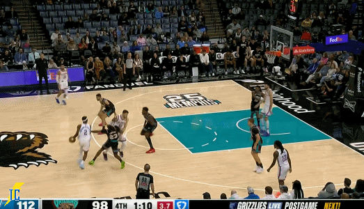 切特底线位置接锅后翻身跳投得手，雷霆拿下灰熊！雷霆vs灰熊nba新赛季第一声加油