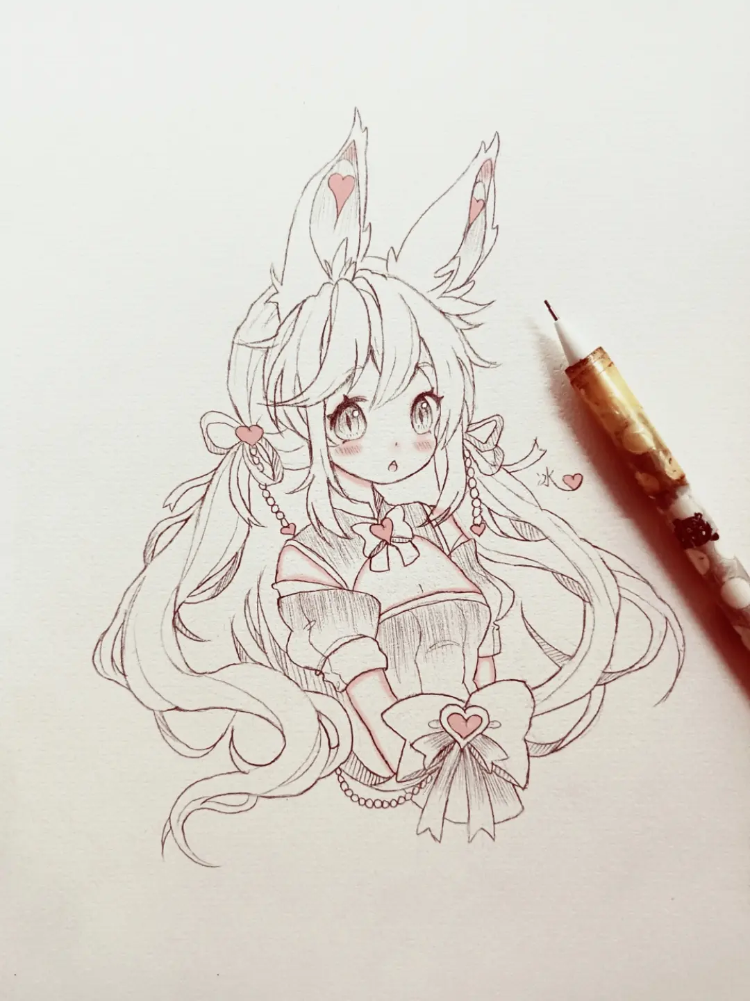 又是元气满满的周一，数学课果然适合画画，下次不敢啦