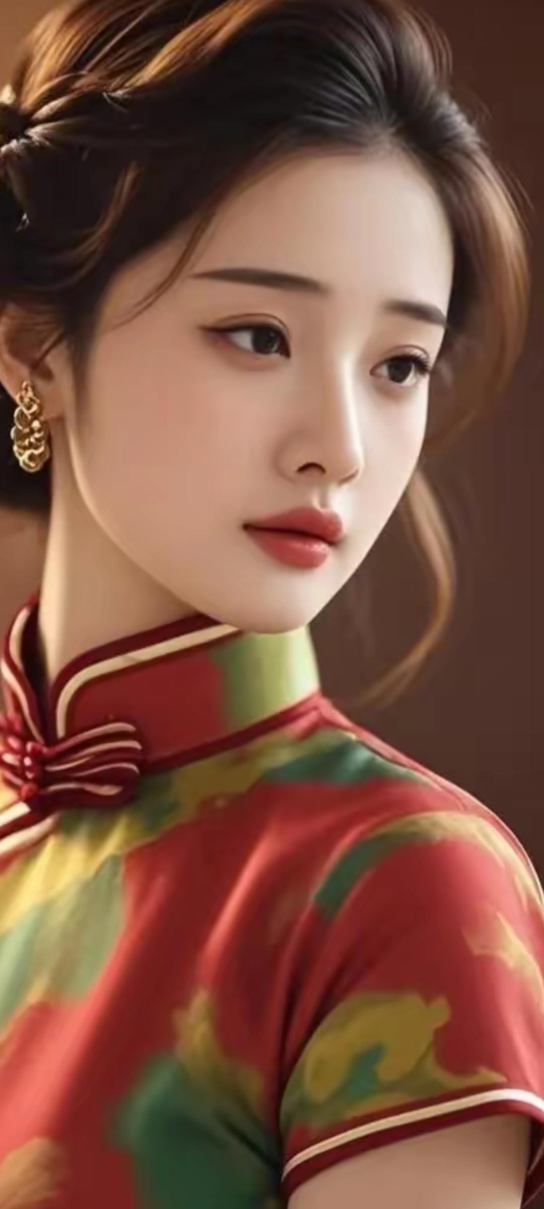 复古旗袍，优雅气质，韵味十足！