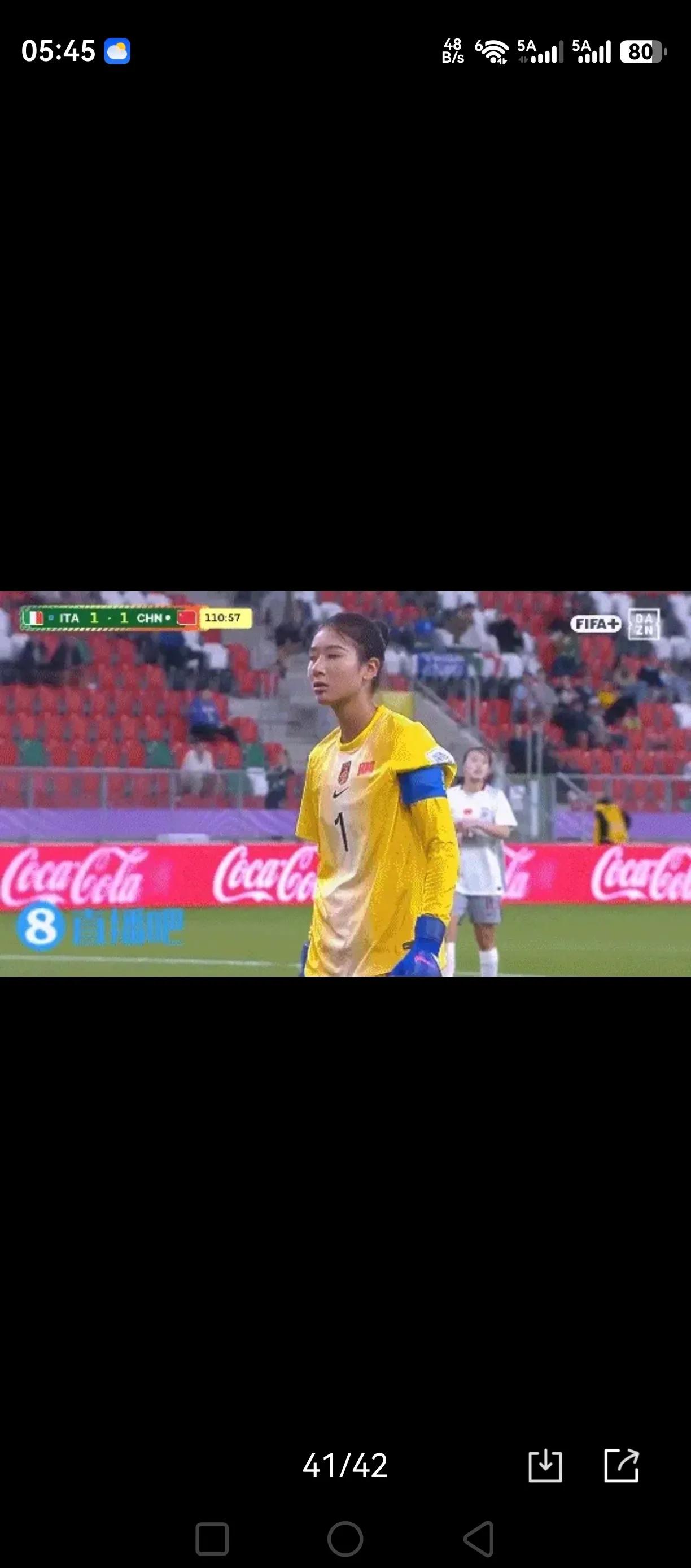 U20女足点球憾负意大利，止步世界杯！太可惜了！
常规时间，1：1，逼平意大利，