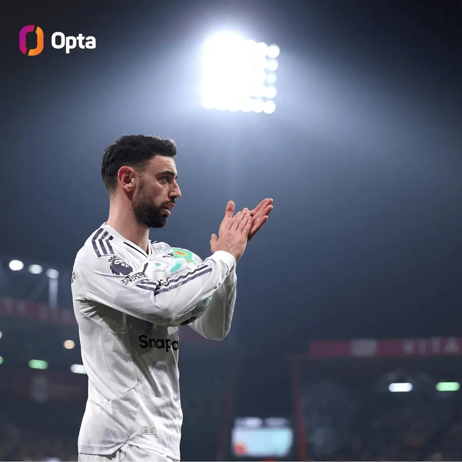 英超官方消息，曼联队长B费当选英超3月最佳球员。据Opta统计，B费第6次当选英