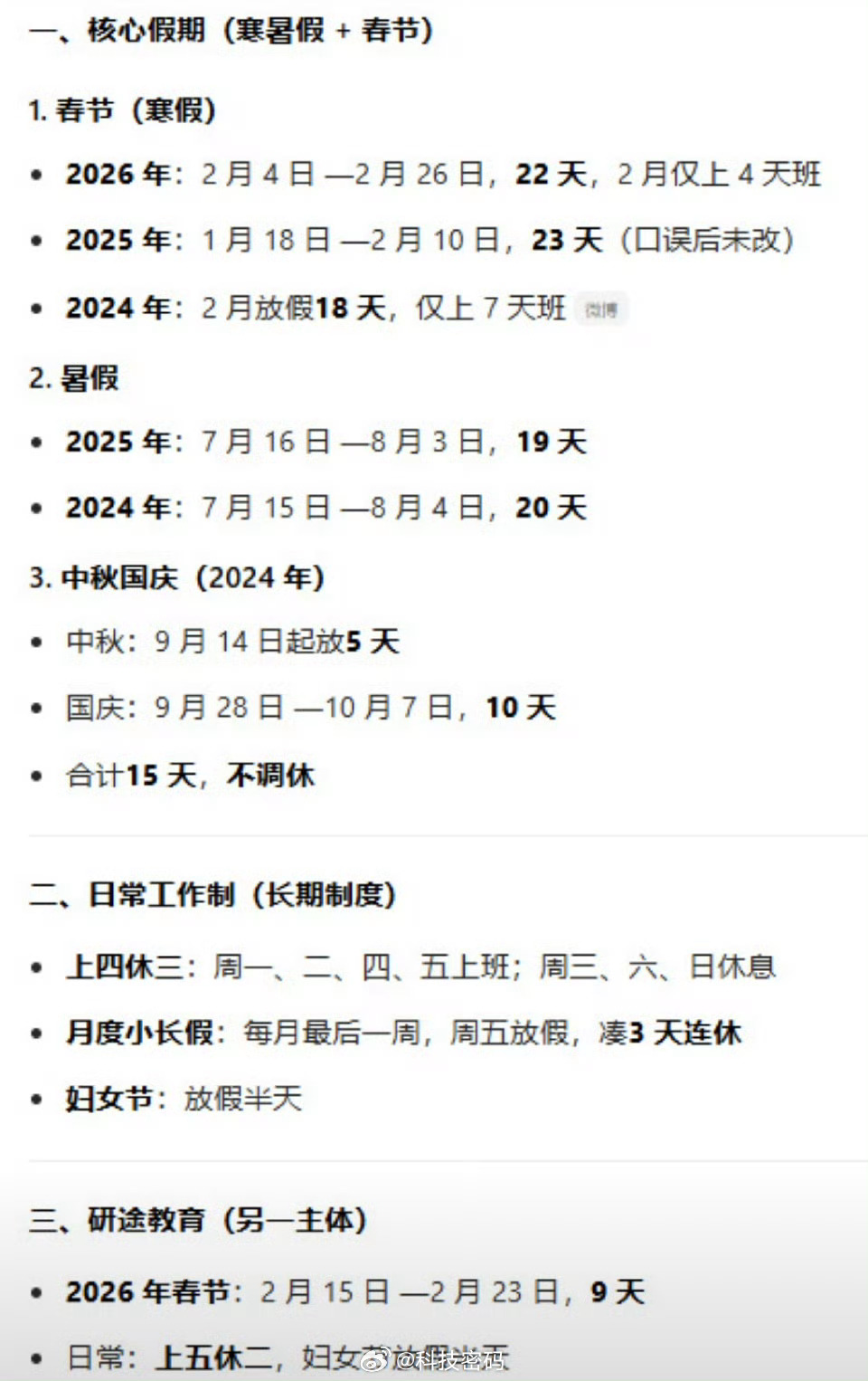 张雪峰员工 上四休三对员工很好，据说员工父母都发福利！