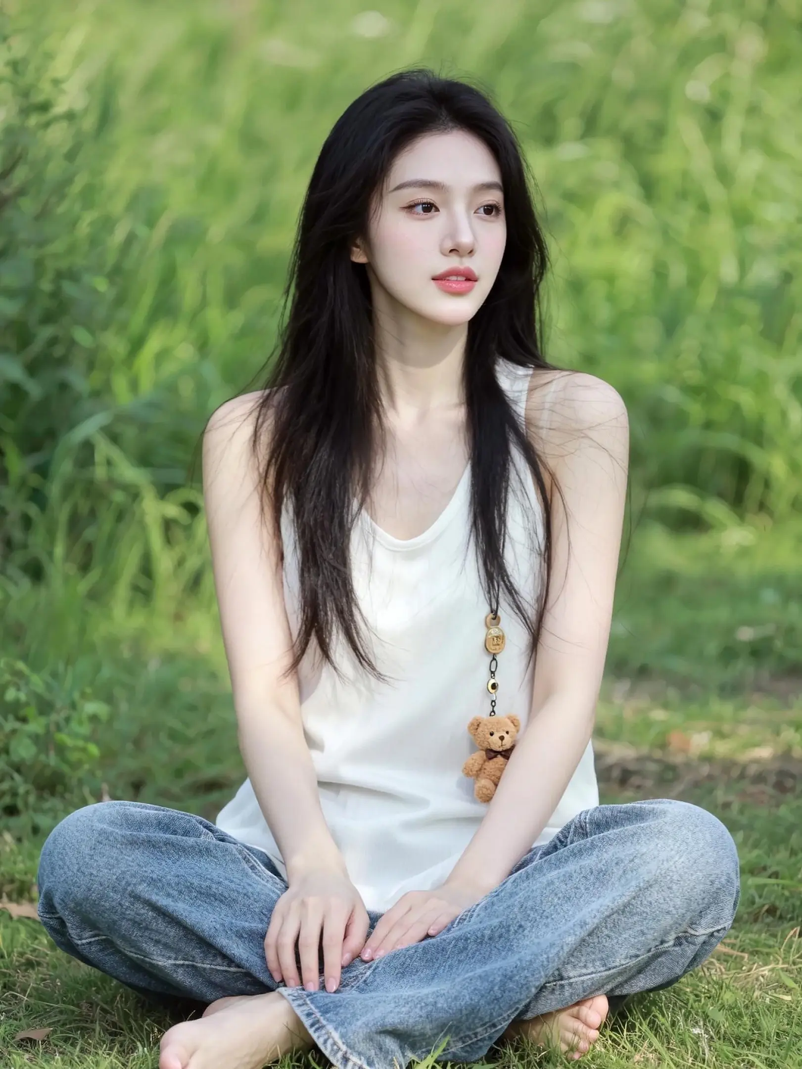 AI草地清新照 随变ai随便玩 ai创作 玩法合伙人计划 随变一拍都很夯