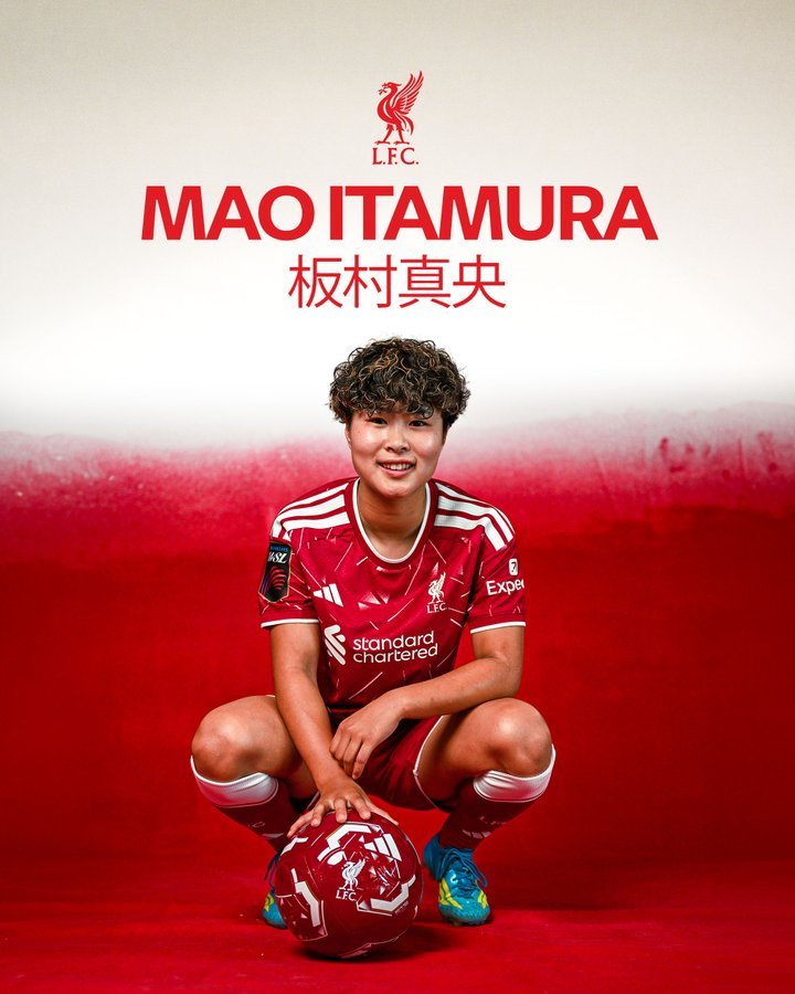 （应该是）英女超第23位日本球员【官方公告】利物浦女足已完成从费耶诺德签下攻击型