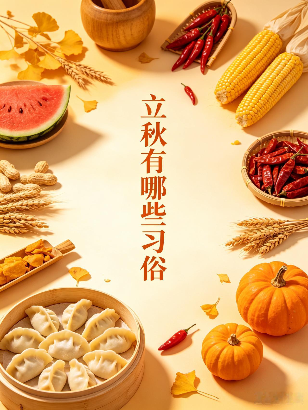 立秋｜老祖宗流传下来的立秋习俗，看看你们那边过哪一个
 
立秋，是秋季的第一个节