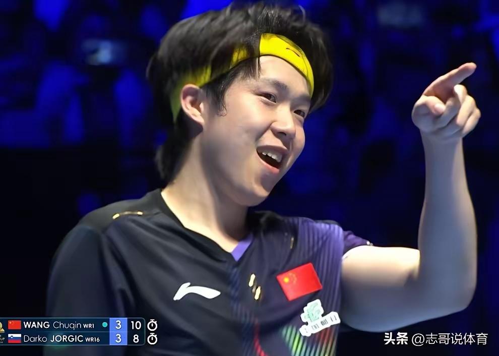 孙颖莎:
大头！看来咱们真有默契，玩心跳都能神同步，就是球迷有点受不了了！
王楚