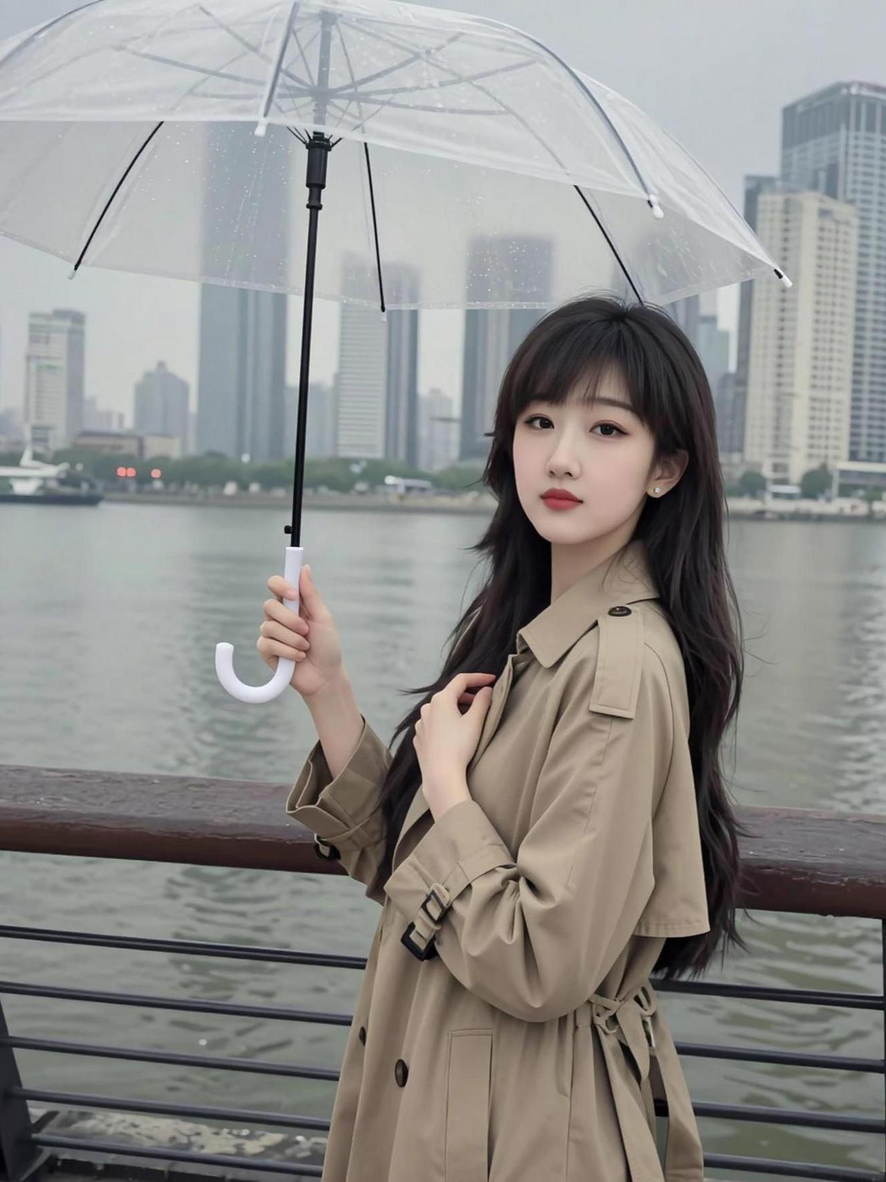 AI雨幕写真 抖音ai创作