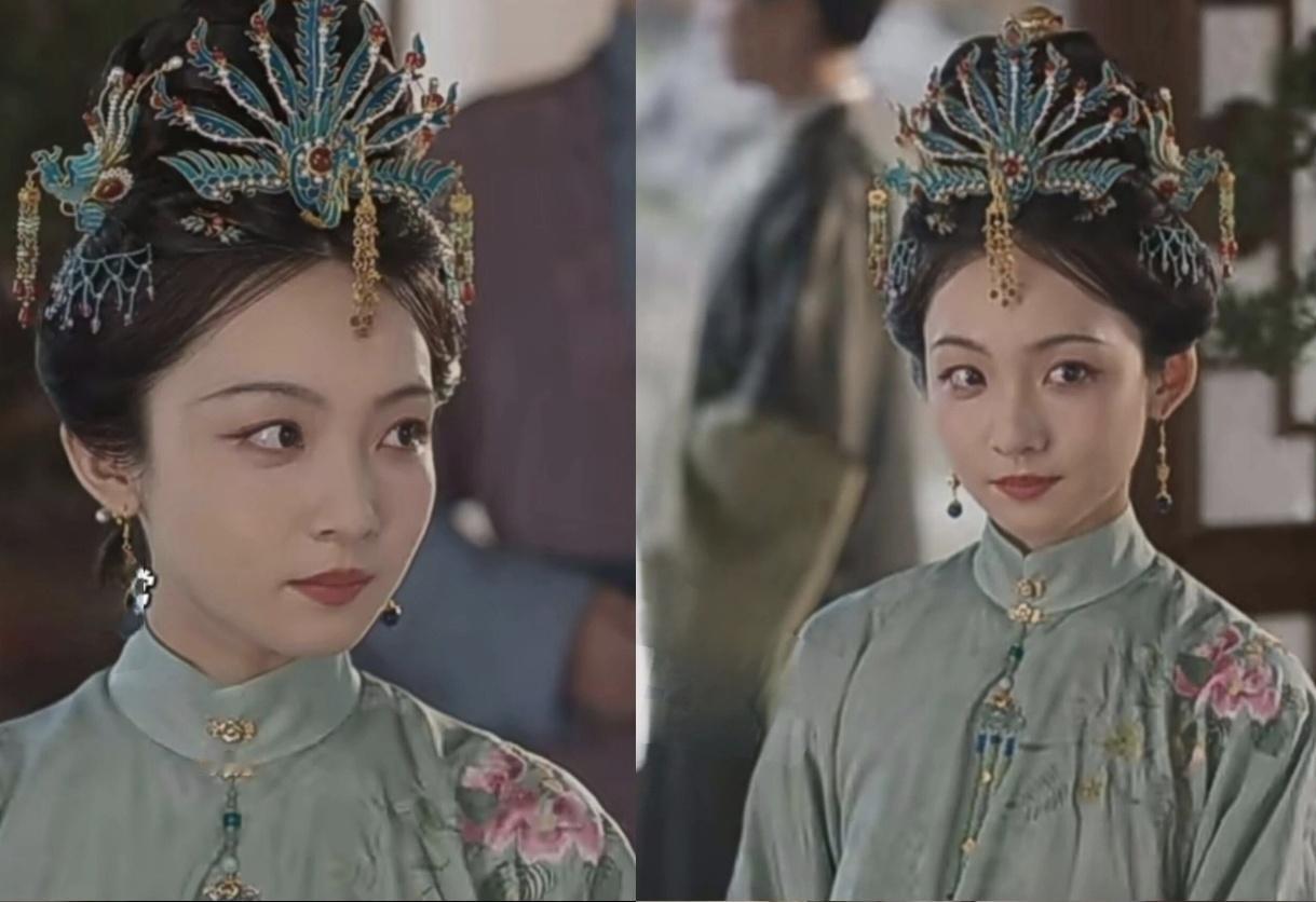 《兰香如故》里，三妹妹后期的妆造，似乎致敬了1987版《红楼梦》。

三妹妹，她