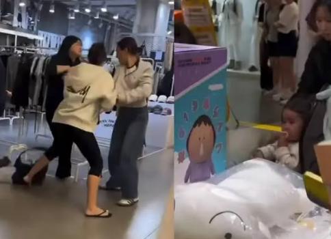 韩国首尔爆发激烈冲突！一名法国女子当众叫嚣“全世界都讨厌中国人”，旁边一名中国女