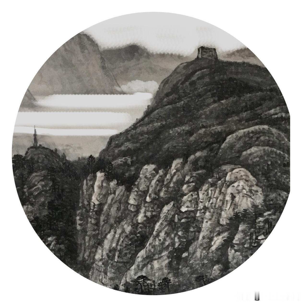 可否秀一下你的国画作品王建军三土画