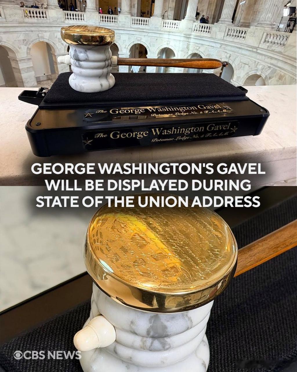 议長Mike Johnson在今晚的国情咨文中将使用George Washing
