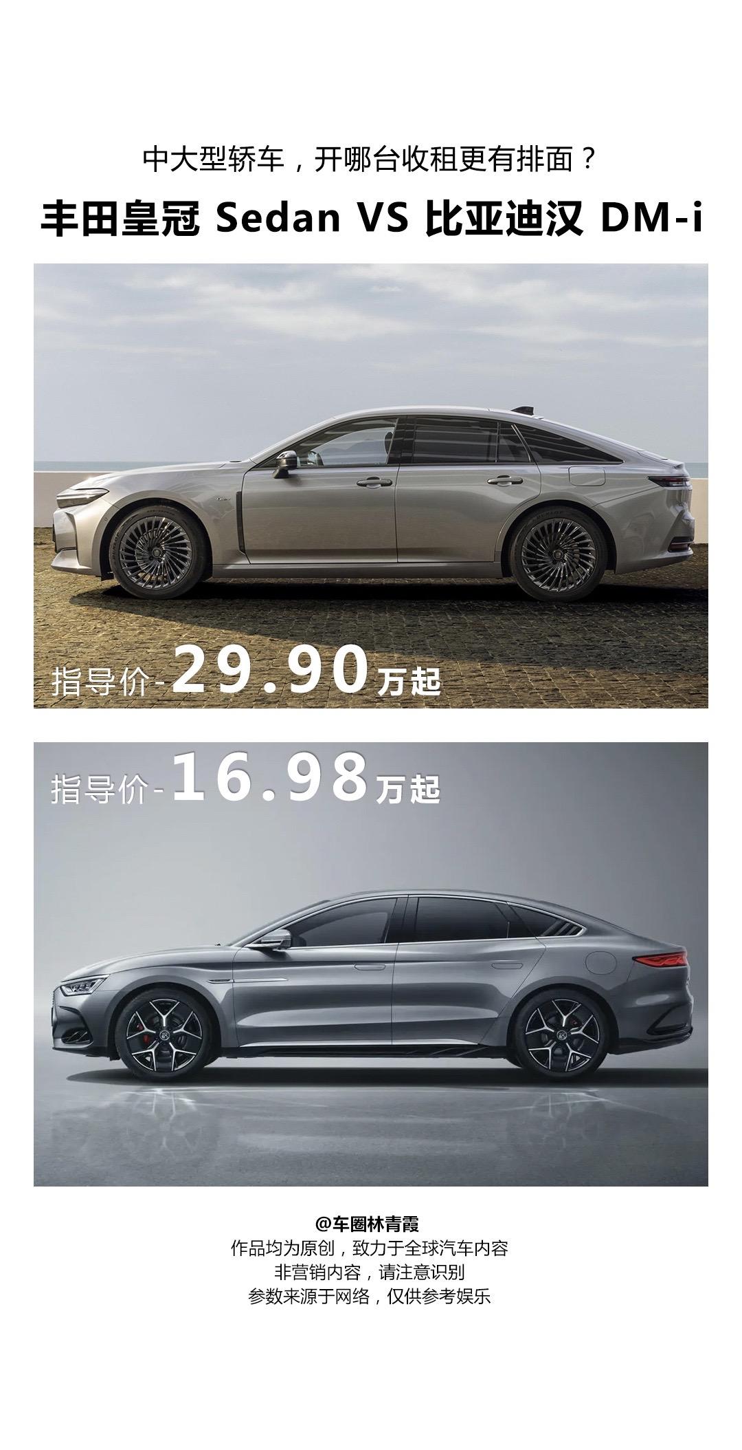 皇冠已不再是曾经的皇冠，比亚迪也不再是曾经的比亚迪，为国货点赞👍