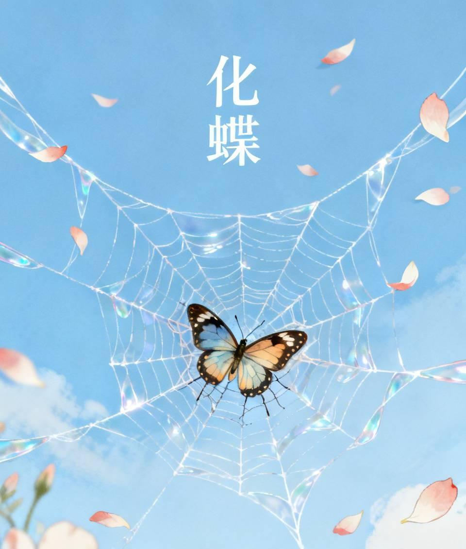 江湖怪谈•荒诞志249《化蝶》
她为追寻自由，甘愿化作一只蝴蝶，挣脱了世俗的牢笼